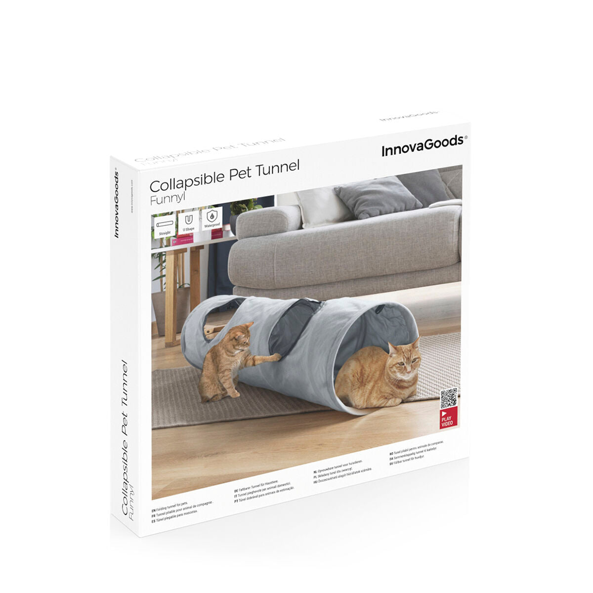 SpeelTunnel | Opvouwbare Kattentunnel